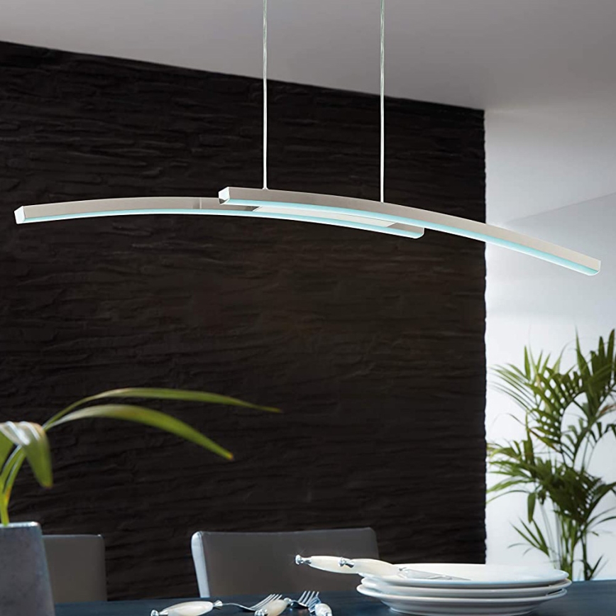 Eglo 97911 - Lustre suspenso por cabo LED RGB dimerizável FRAIOLI-C LED/34W/230V