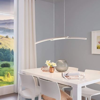 Eglo 97911 - Lustre suspenso por cabo LED RGB dimerizável FRAIOLI-C LED/34W/230V