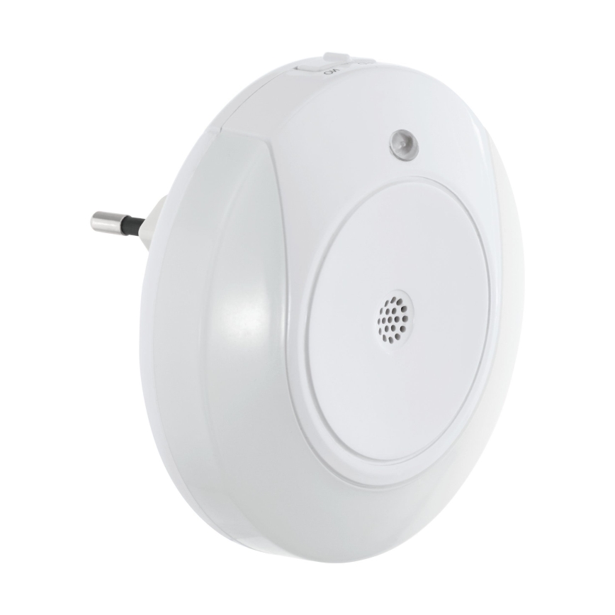 Eglo - Luz noturna LED com sensor crepuscular 2xLED/0,4W/230V 3000K