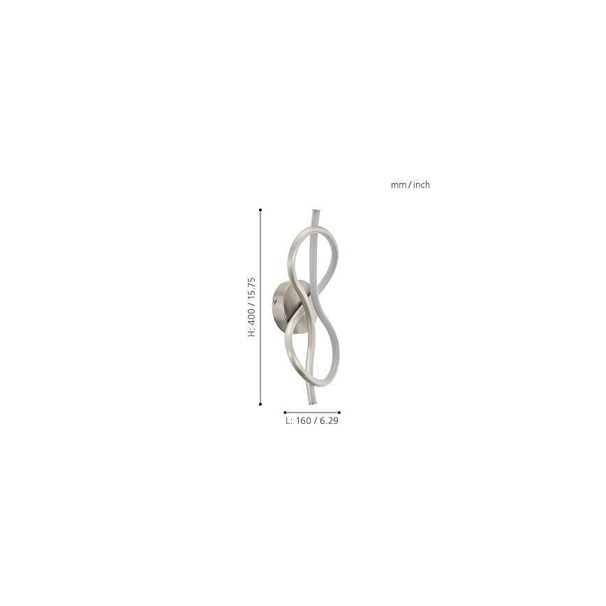 Eglo - Luz de parede LED LED/10W/230V