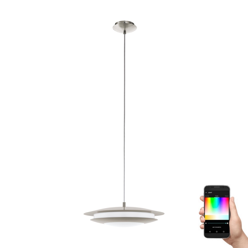 Eglo 98043 - Lustre suspenso LED RGBW regulável com cabo MONEVA-C LED/18W/230V
