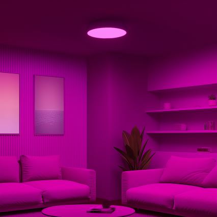 Eglo 98045 - Candeeiro de teto LED RGB regulável RIODEVA-C LED/27W/230V