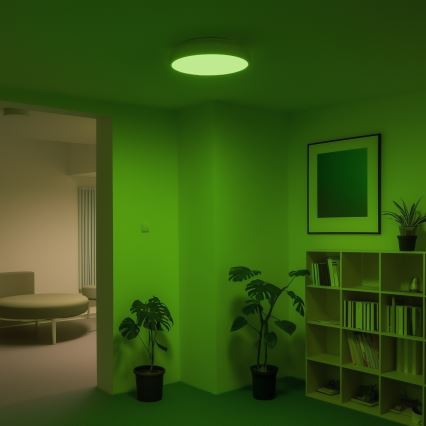 Eglo 98045 - Candeeiro de teto LED RGB regulável RIODEVA-C LED/27W/230V