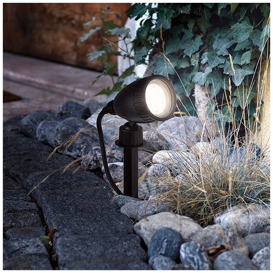 Eglo 98052 - Luminária LED RGB de exterior NEMA-C 1xGU10/5W/230V IP44