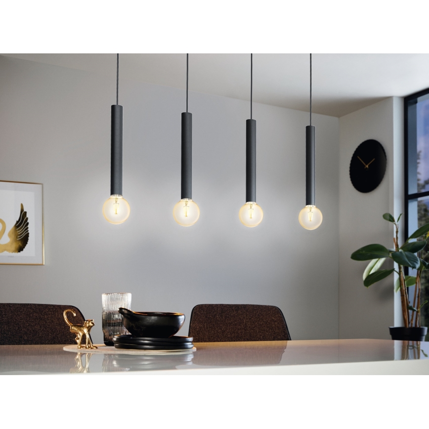 Eglo - Candelabro num fio 4xE27/60W/230V