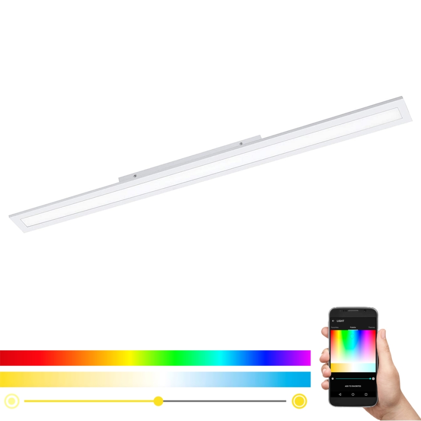 Eglo - Painel LED RGBW com regulação SALOBRENA-C LED/34W/230V + controlo remoto