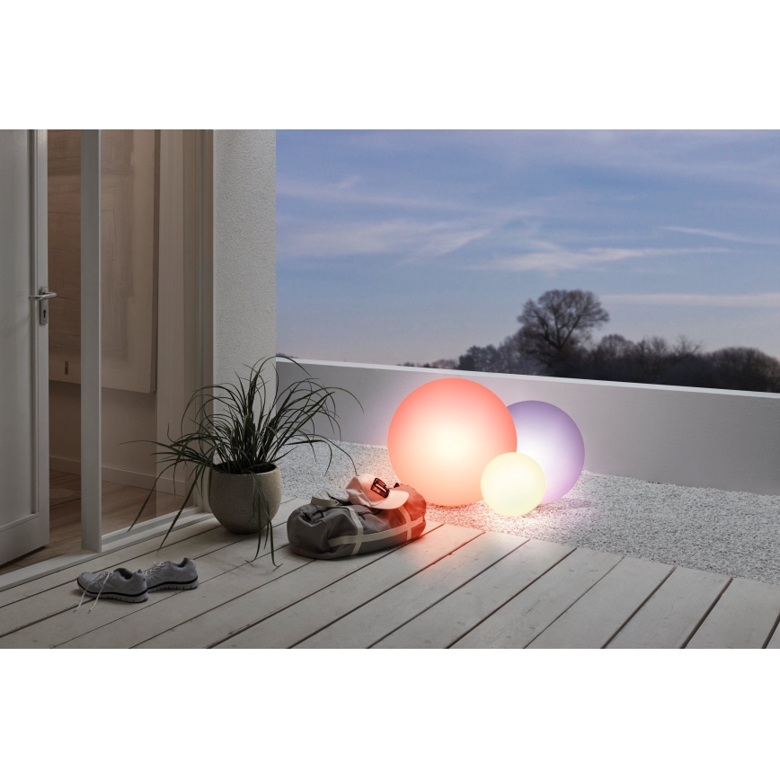 Eglo 98106 - LED RGBW Candeeiro exterior MONTEROLO-C LED/9W/230V IP65 pr.390
