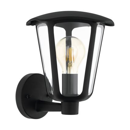 Eglo 98119 - Luz de parede de exterior MONREALE 1xE27/60W/230V preto antigo IP44
