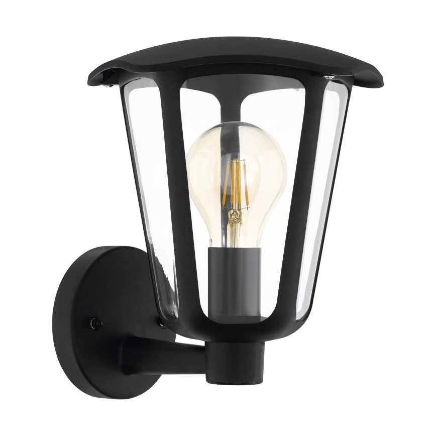 Eglo 98119 - Luz de parede de exterior MONREALE 1xE27/60W/230V preto antigo IP44