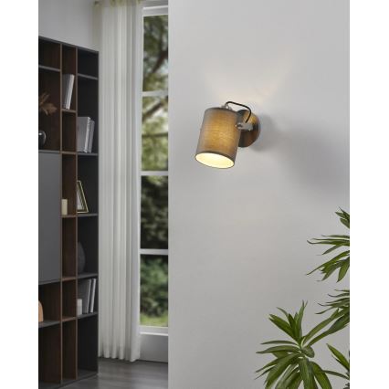 Eglo 98138 - Aplique de parede orientável VILLABATE 1xE27/10W/230V