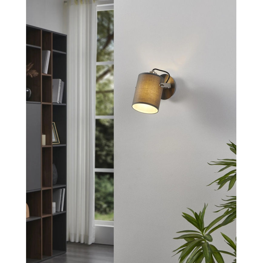 Eglo 98138 - Aplique de parede orientável VILLABATE 1xE27/10W/230V