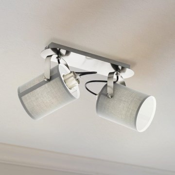 Eglo 98139 - Candeeiro de focos VILLABATE 2xE27/10W/230V