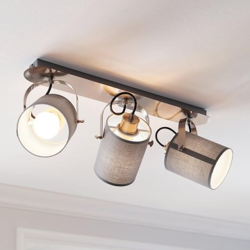 Eglo 98141 - Candeeiro de focos VILLABATE 3xE27/10W/230V