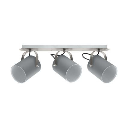 Eglo 98141 - Candeeiro de focos VILLABATE 3xE27/10W/230V