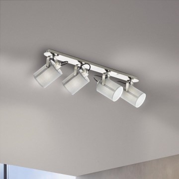 Eglo 98142 - Candeeiro de focos VILLABATE 4x E27/10W/230V