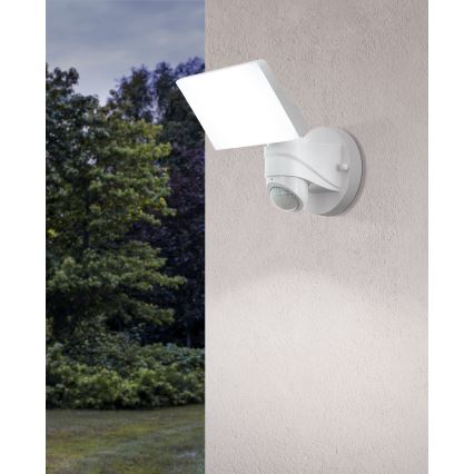 Eglo - Luz de parede LED de exterior com sensor LED/15W/230V IP44