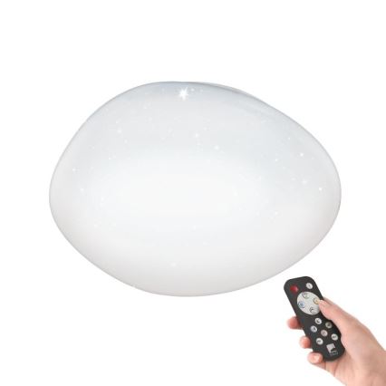 Eglo - Candeeiro de tecto LED regulável LED/24W/230V Ø45 cm + comando remoto