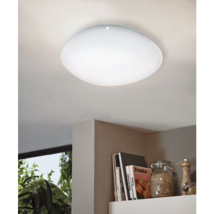 Eglo 98228 - Candeeiro de teto LED regulável SILERAS-A LED/36W/230V Ø 60 cm + comando à distância
