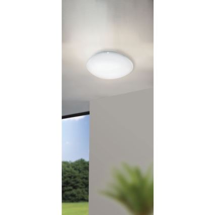 Eglo 98228 - Candeeiro de teto LED regulável SILERAS-A LED/36W/230V Ø 60 cm + comando à distância