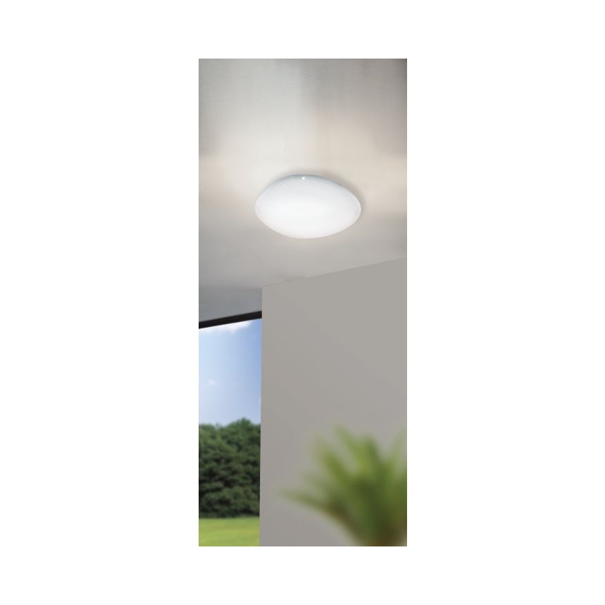 Eglo 98228 - Candeeiro de teto LED regulável SILERAS-A LED/36W/230V Ø 60 cm + comando à distância