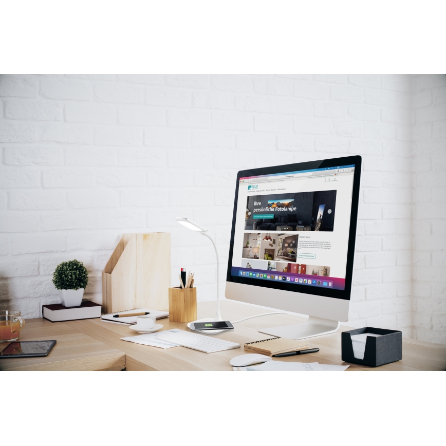 Eglo - Candeeiro de mesa fosco LED LED/3,4W/230V