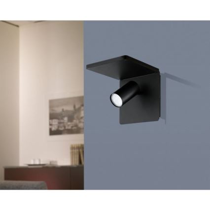 Eglo - Aplique de parede LED com carregamento sem fios 1xGU10/5W/230V