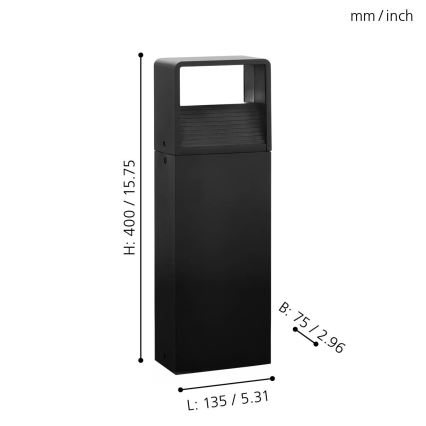 Eglo - Candeeiro LED de exterior LED/5W/230V IP44