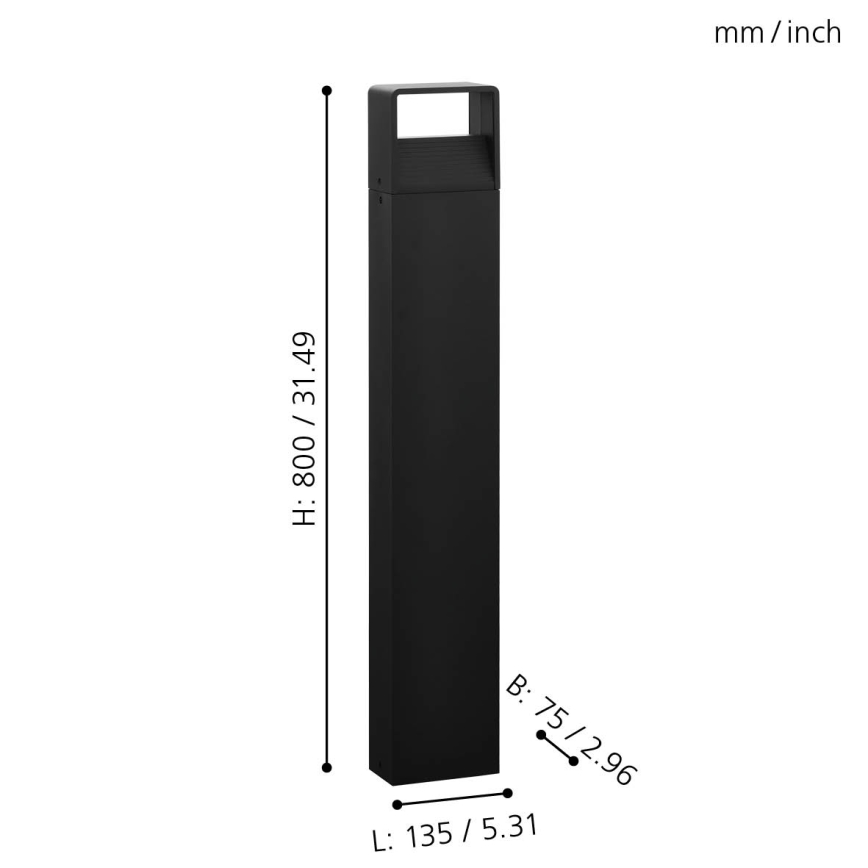 Eglo 98272 - Candeeiro LED de exterior DONINNI LED/5W/230V IP44