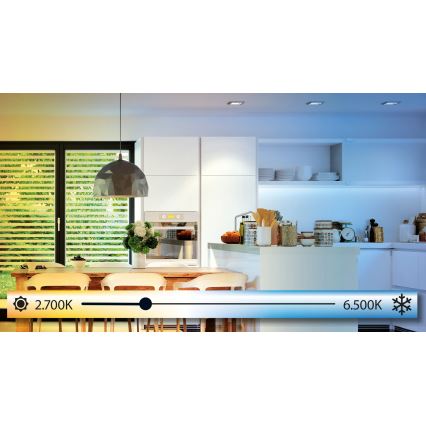 Eglo - Luminária de tecto LED dimerizável 20W/230V com comando remoto Ø 30 cm