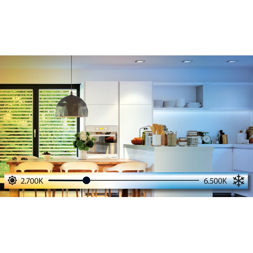 Eglo - Luminária de tecto LED dimerizável 20W/230V com comando remoto Ø 30 cm
