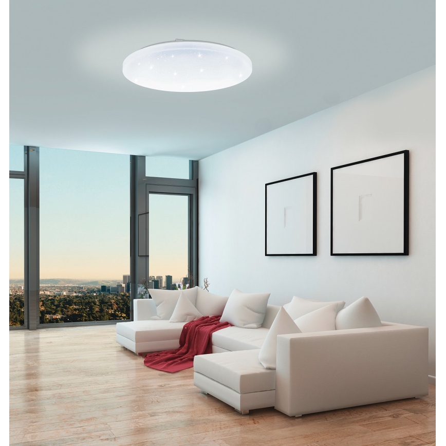 Eglo - Luminária de banheiro LED dimmerizável LED/12W/230V IP44 + controlo remoto