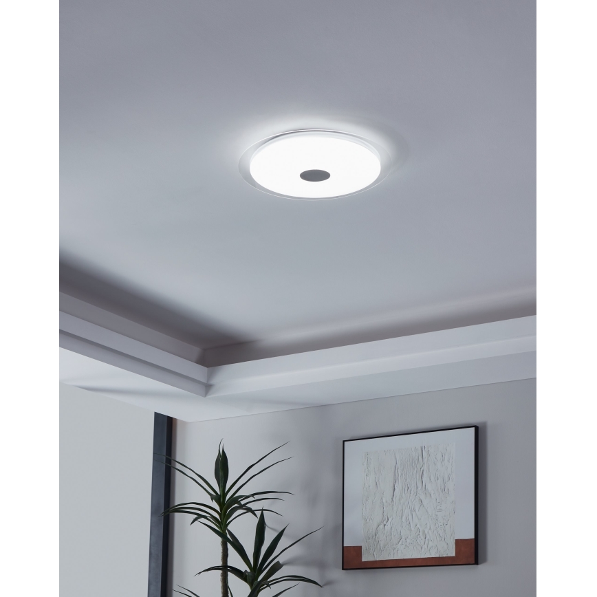 Eglo - Luminária de teto LED dimmerizável LED/24W/230V + controlo remoto