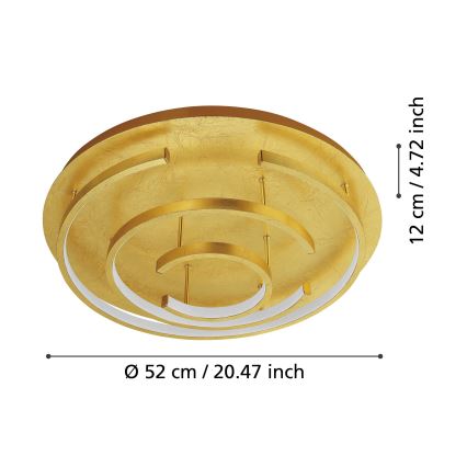 Eglo 98488 - Candeeiro de tecto LED POZONDON LED/24W/230V