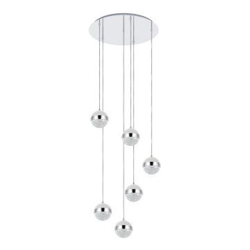 Eglo 98558 - Lustre LED suspenso por cabo LICOROTO 6xG9/3W/230V