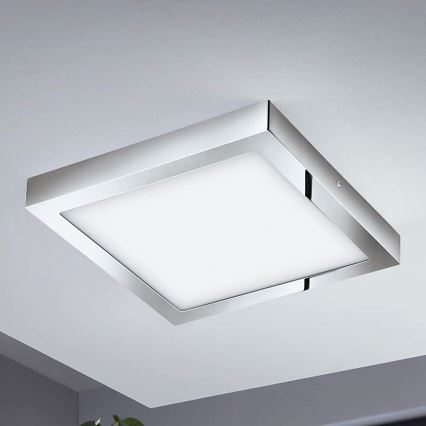 Eglo - Plafon LED RGBW dimerizável FUEVA-C LED/21W/230V Bluetooth IP44 30x30 cm