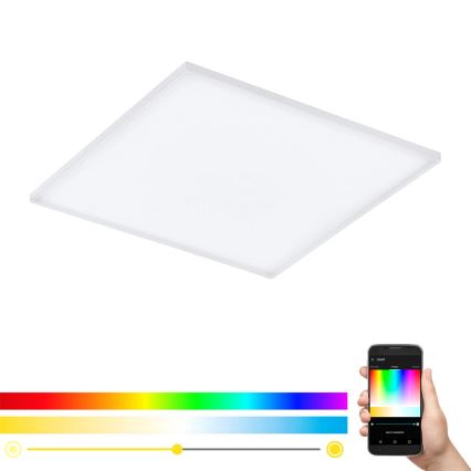 Eglo - Iluminação de teto LED RGB com regulação TURCONA-C LED/30W/230V + CR