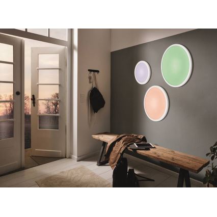 Eglo - Iluminação de teto LED RGB com regulação SARSINA-C LED/45W/230V + CR