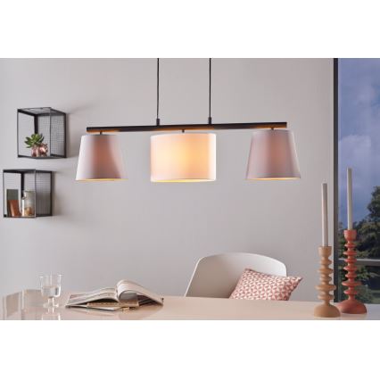Eglo - LED lustre suspenso por cabo 3xE14/25W/230V