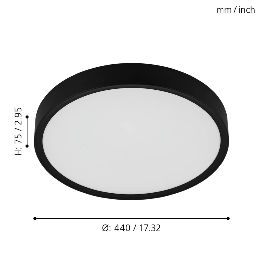 Eglo - Luz de teto LED LED/33,5W/230V