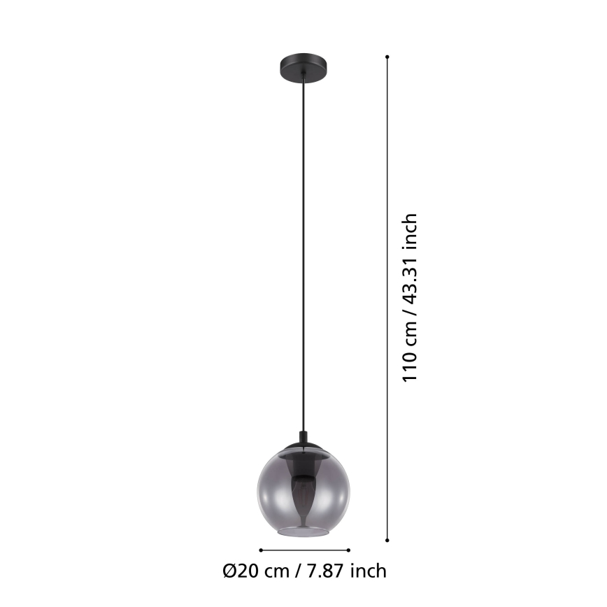 Eglo - Candelabro num fio 1xE27/40W/230V