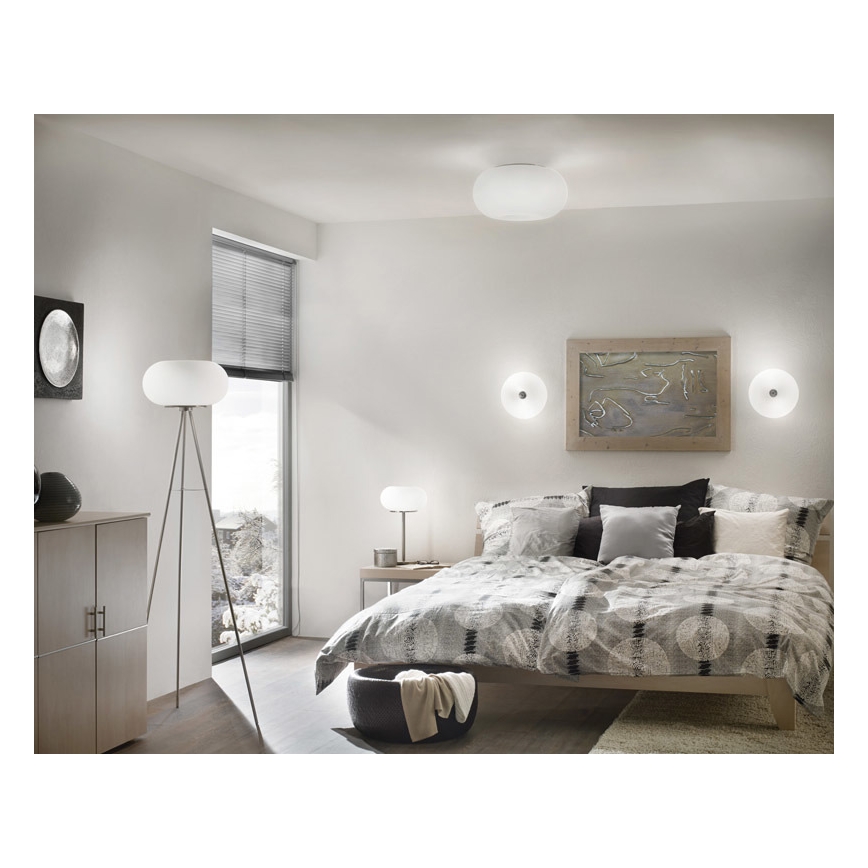 Eglo - Lâmpada de mesa LED RGB regulável OPTICA-C LED/16W/230V diâmetro 27,5 cm