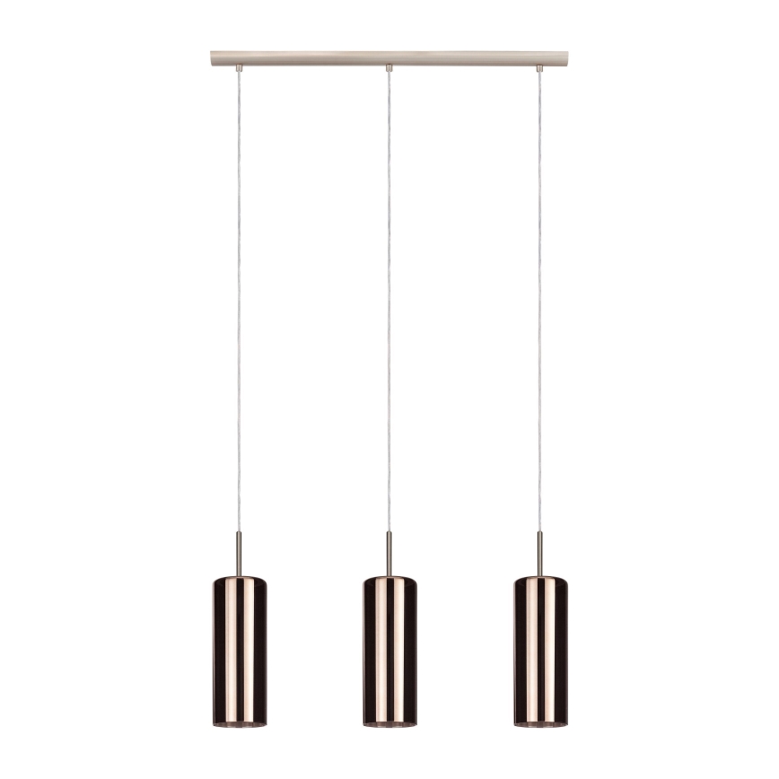 Eglo 98699 - Lustre pendente com cabo SELVINO 3xE27/15W/230V