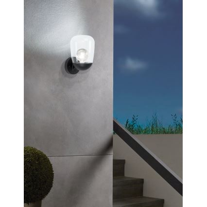 Eglo - Luz de parede de exterior 1xE27/60W/230V IP44