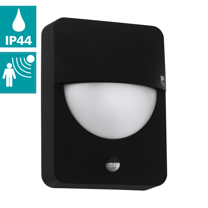Eglo - Luz de exterior com sensor 1xE27/28W/230V IP44