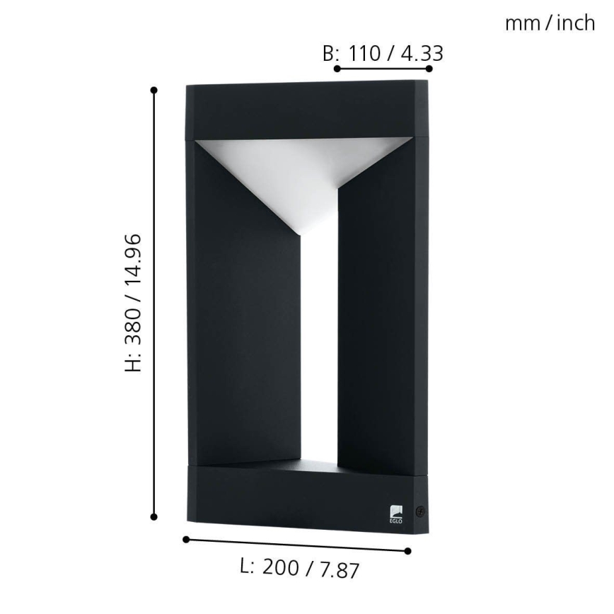 Eglo 98749 - Candeeiro exterior LED NEMBRO LED/10W/230V IP54