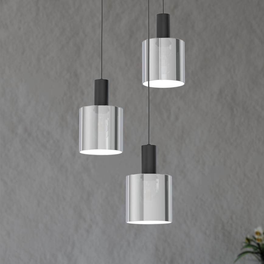 Eglo - Candelabro num fio 3xE27/40W/230V