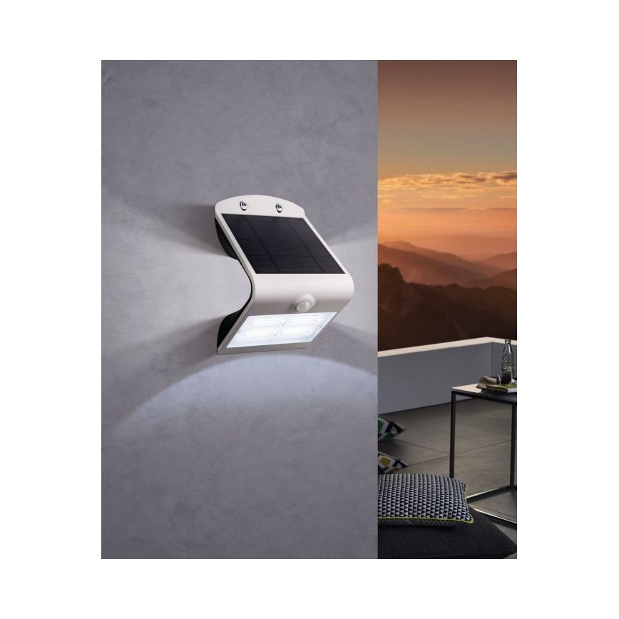 Eglo - Luminária solar LED com sensor LED/3,2W/3,7V 2000 mAh IP54