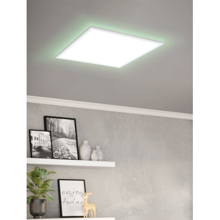 Eglo - Iluminação de teto RGBW com regulação LED/32,5W/230V 2700-6500K 60x60 cm + controlo remoto
