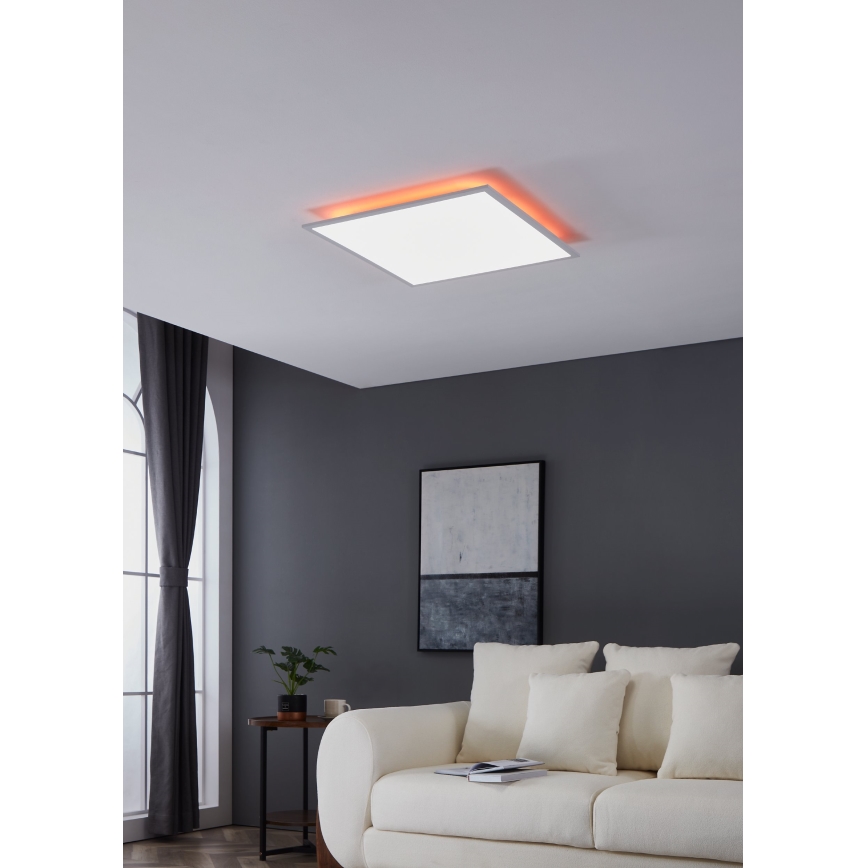 Eglo - Iluminação de teto RGBW com regulação LED/32,5W/230V 2700-6500K 60x60 cm + controlo remoto