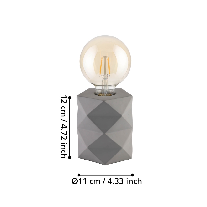 Eglo - Candeeiro de mesa 1xE27/60W/230V